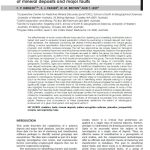 Gráfico comparativo de patrones de clasificación de depósitos minerales utilizando mapas auto-organizados (SOM).