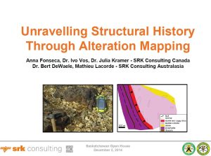 Mapeo de alteraciones y estructural en exploración minera.