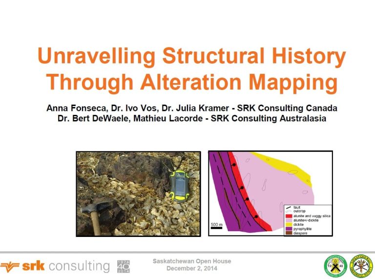 Mapeo de alteraciones y estructural en exploración minera.