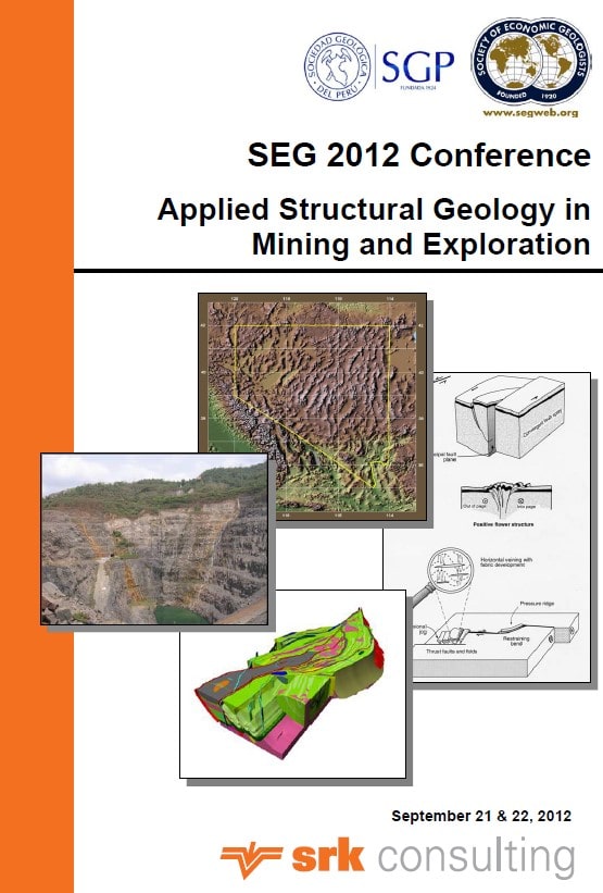 Geólogos realizando análisis estructural en una mina subterránea.