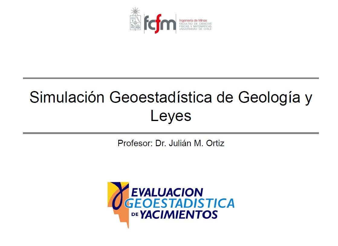 Representación gráfica de la distribución de la ley de un mineral y el concepto de suavizamiento en kriging.