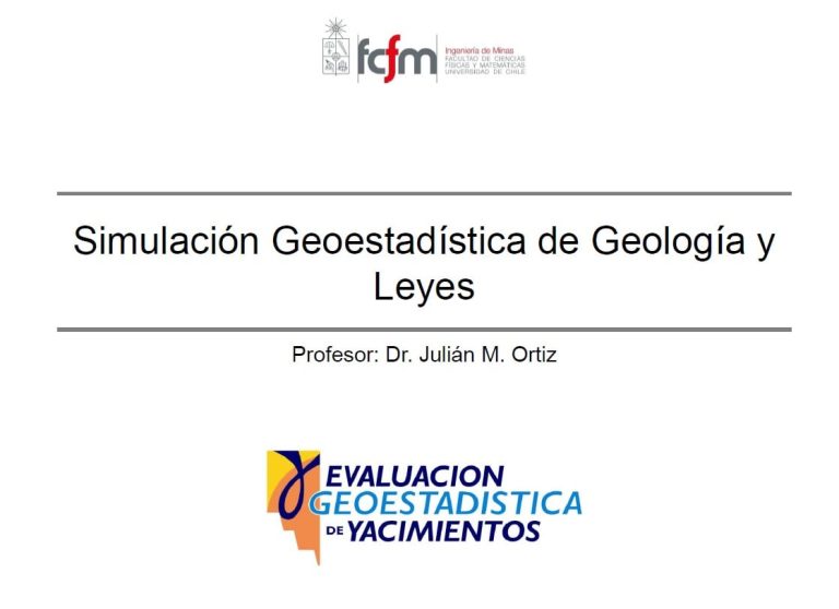 Representación gráfica de la distribución de la ley de un mineral y el concepto de suavizamiento en kriging.