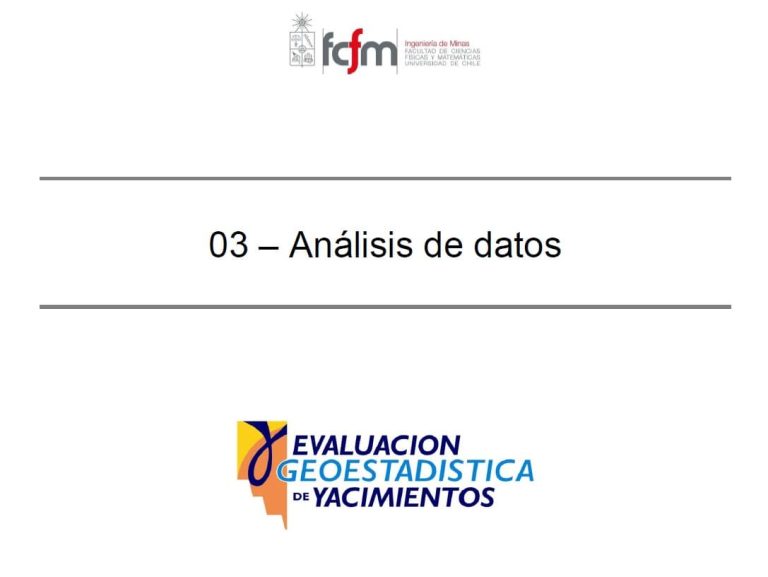 Representación gráfica de diferentes distribuciones espaciales de valores en un yacimiento.