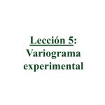 Representación gráfica del variograma experimental.