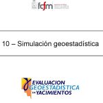 Representación gráfica de diferentes escenarios de leyes simuladas para un depósito mineral.