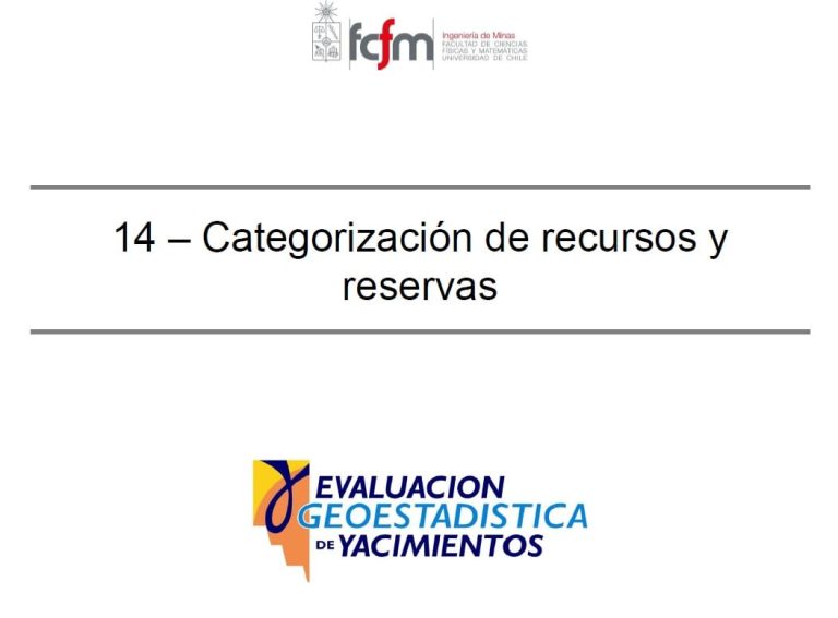 Comparación de la categorización de recursos utilizando kriging y simulación geoestadística, mostrando una mayor precisión y realismo en la simulación.