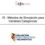 Ejemplo de simulación de variables categóricas en un contexto geológico.