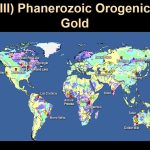 Diagrama esquemático que ilustra la formación de oro orogénico en un ambiente de colisión continental.