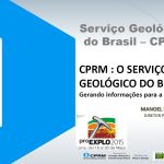 Logotipo del CPRM - Servicio Geológico de Brasil.