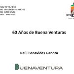 Mapa de ubicación de las operaciones mineras de Buenaventura en el Perú.