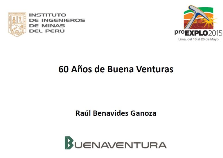 Mapa de ubicación de las operaciones mineras de Buenaventura en el Perú.