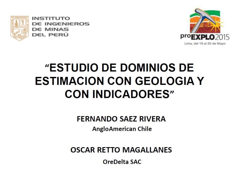 Gráfico que ilustra la varianza condicionada a la media para dos dominios geológicos, 1B y ARG, utilizando el método de bloque móvil de producción mensual.