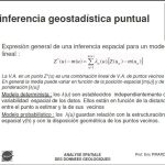 Influencia del modelo del variograma en la estimación espacial por Kriging.