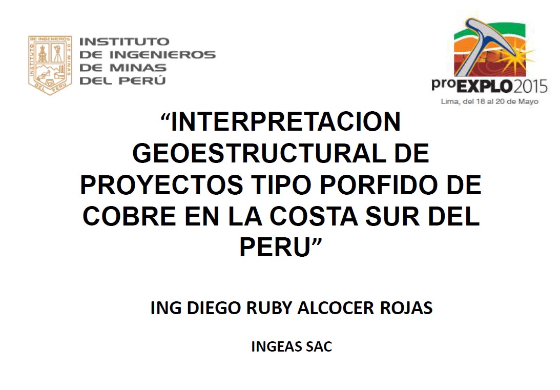Vista panorámica del Proyecto El Vago, mostrando afloramientos rocosos y una anomalía de color en el terreno desértico de la costa sur peruana.