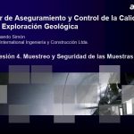 Técnicas de muestreo y seguridad en la exploración geológica.