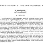 apa de los yacimientos auríferos en la zona sur oriental del Perú.