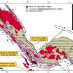 Mapa geológico de la Cordillera Oriental del Perú Central, mostrando la ubicación de los macizos de Cayash, Ongoy y San Miguel.