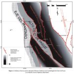 Mapa de anomalías geoquímicas en sedimentos de quebrada en la región de Cerro de Pasco, Perú.