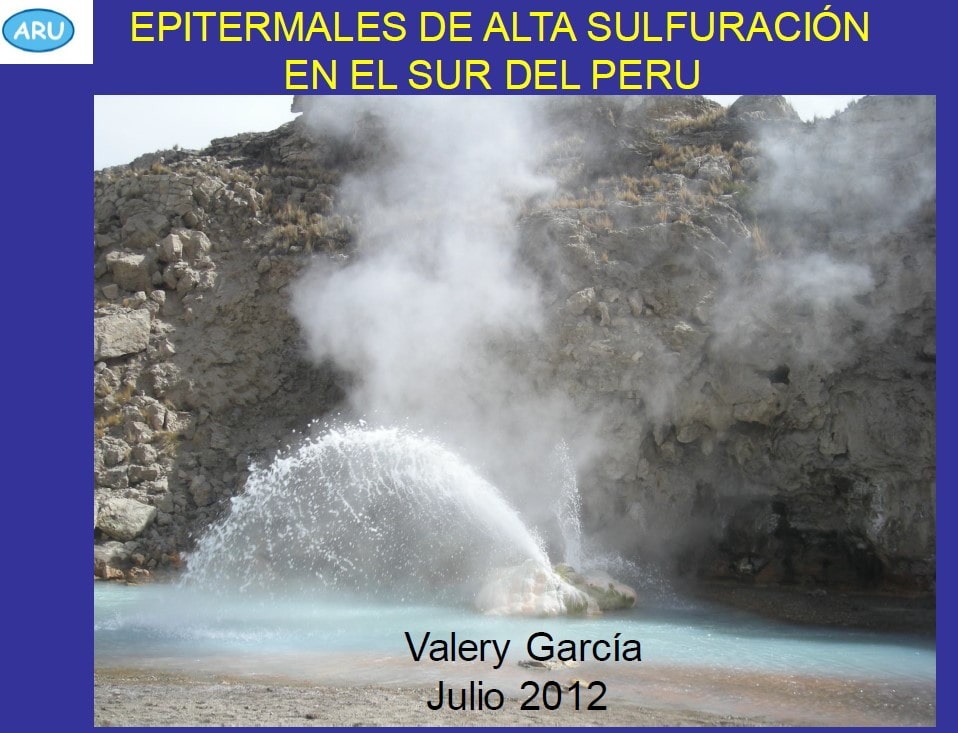 Los depósitos epitermales de alta sulfuración en el sur del Perú son de gran importancia económica y geológica.