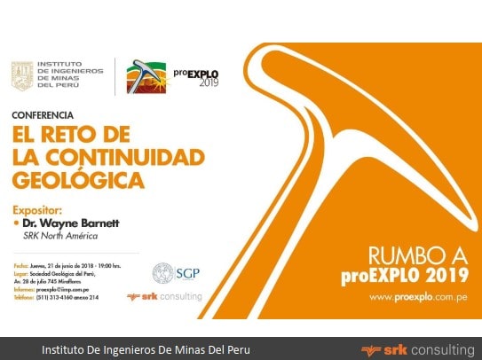 Diagrama que ilustra la complejidad de la continuidad geológica en un depósito mineral.