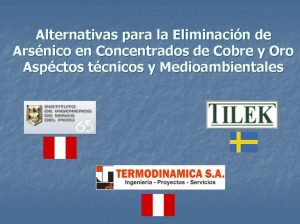 Gráficos que muestran la influencia de la temperatura y el contenido de arsénico en la volatilización de arsénico.