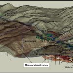 Mapa de ubicación de la mina Chapi en el departamento de Moquegua, Perú.