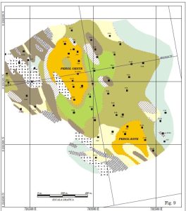 Pórfidos de Au-Cu de Chailhuagón y Perol: Vista panorámica de los depósitos y sus características geológicas.