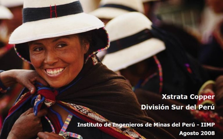 Logotipo de Xstrata Copper, División Sur del Perú.