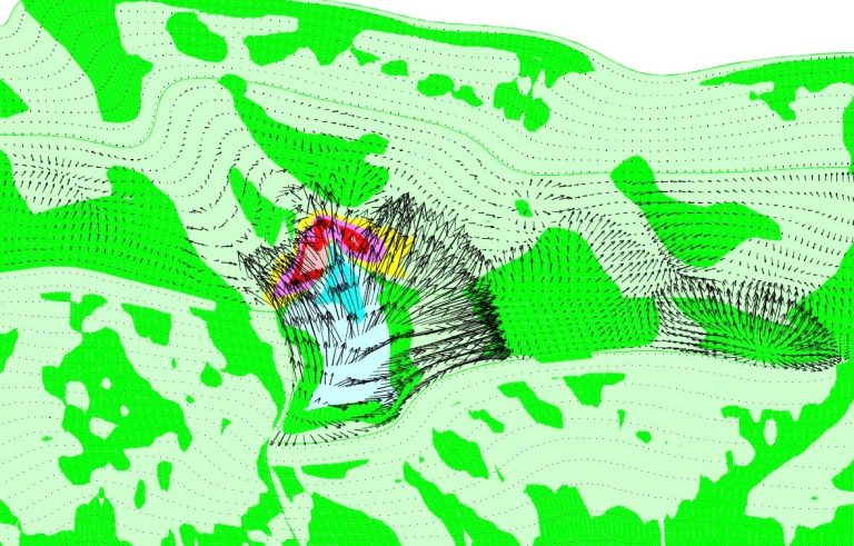 Diagrama esquemático que ilustra la hipótesis de los sistemas hidrotermales xeno-magmáticos.