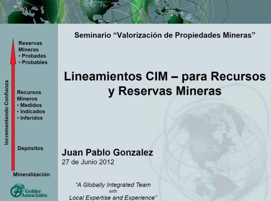 Representación visual del proceso de Kriging para la estimación de recursos en un yacimiento minero.
