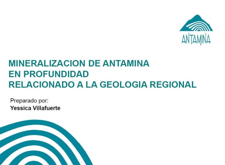 Modelo de Estimación de Cobre 2009 en Antamina, mostrando la distribución de leyes de cobre (%) en profundidad.