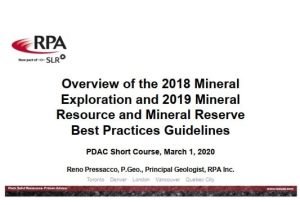 Recursos Minerales y Reservas