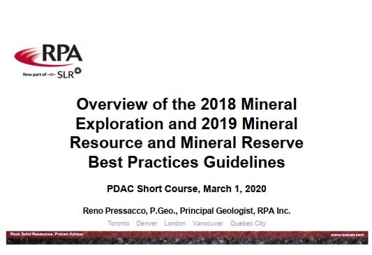 Recursos Minerales y Reservas