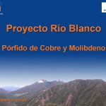 Mapa geológico del norte del Perú, mostrando la ubicación del Proyecto Río Blanco en el Cinturón de Cobre.