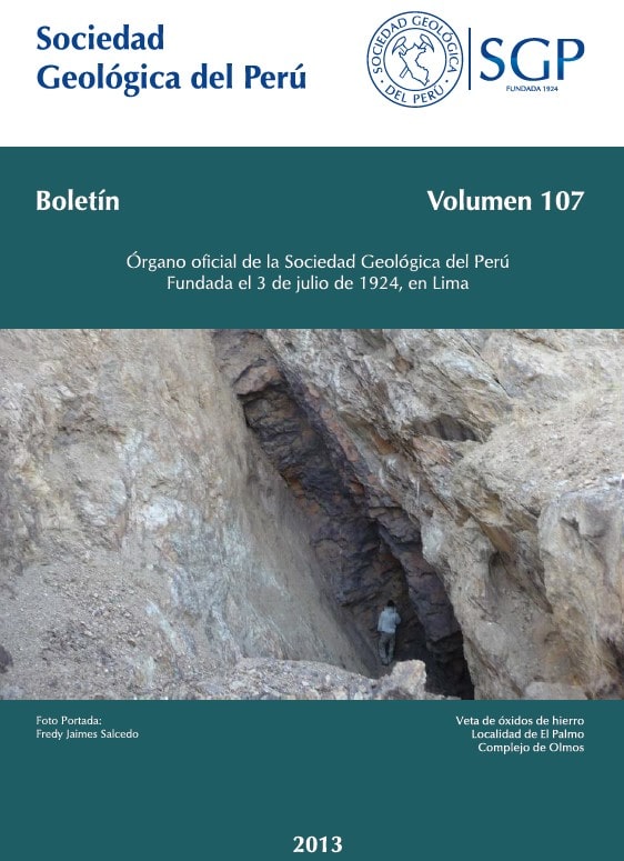 Sociedad geologica del Perú – Boletín – Volumen 107