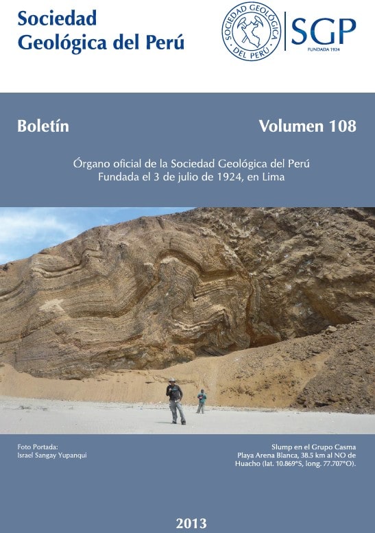 Sociedad geologica del Perú – Boletín – Volumen 108