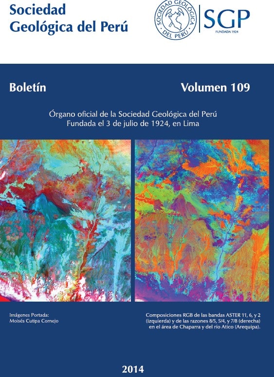 Sociedad geologica del Perú – Boletín – Volumen 109