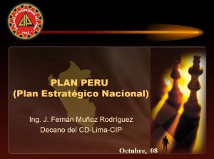Diagrama del Plan Perú, mostrando la estructura del proyecto y las diferentes comisiones.