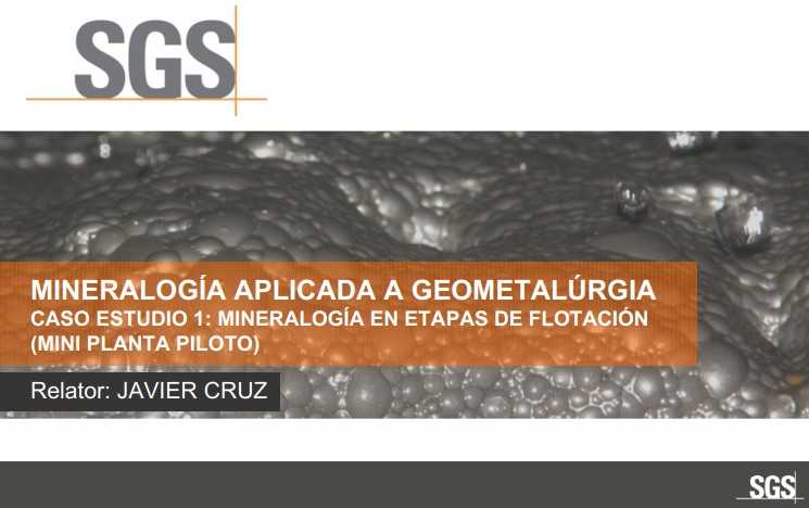 Diagrama o resultados de la Mini Planta Piloto de Flotación Continua (MPP) mostrando etapas de flotación y análisis mineralógicos.