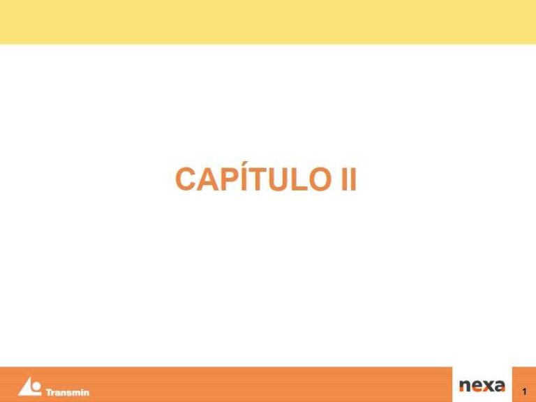 Encabezado del Capítulo II del Curso de Geometalurgia, presentando el índice y las presentaciones por área.