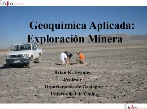 Mapa mostrando anomalías geoquímicas relevantes para la exploración minera.