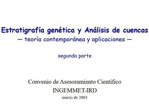 Corte geológico ilustrando capas de roca sedimentaria (estratos) con diferentes litologías y límites entre ellas, representando el concepto de estratigrafía y análisis de cuencas.