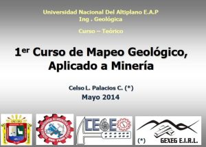 Ilustración del proceso y productos del mapeo geológico aplicado a la minería.