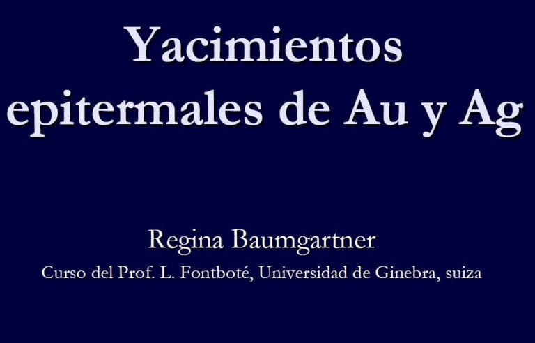 Sección de roca con texturas hidrotermales típicas de yacimientos epitermales de oro y plata.