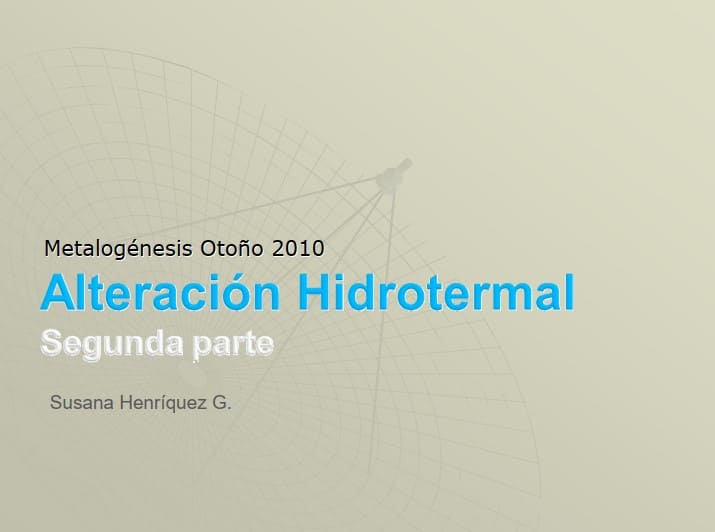 Microscopio mostrando texturas y minerales característicos de diferentes tipos de alteración hidrotermal como la fílica (sericita y cuarzo), argílica (arcillas como caolinita e illita) y cuarzo oqueroso.