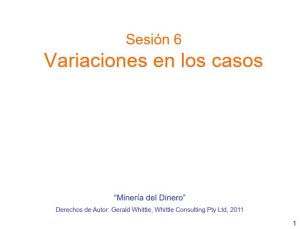Diagrama de Flujo de Optimización Minera y Variaciones de Casos