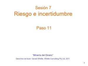 Gráfico de Probabilidad del Valor Presente Neto (VPN) en la Minería