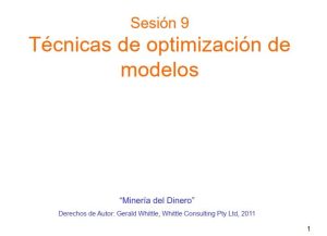 Representación de Bandas de Ley para Optimización Minera