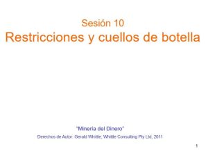 Diagrama ilustrativo de un cuello de botella en una línea de producción.